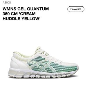 ASICS Women's Gel Quantum 360 CM Cream Huddle Yellow Shoes Sneakers - 8